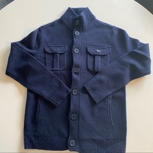Men’s navy blue cardigan
